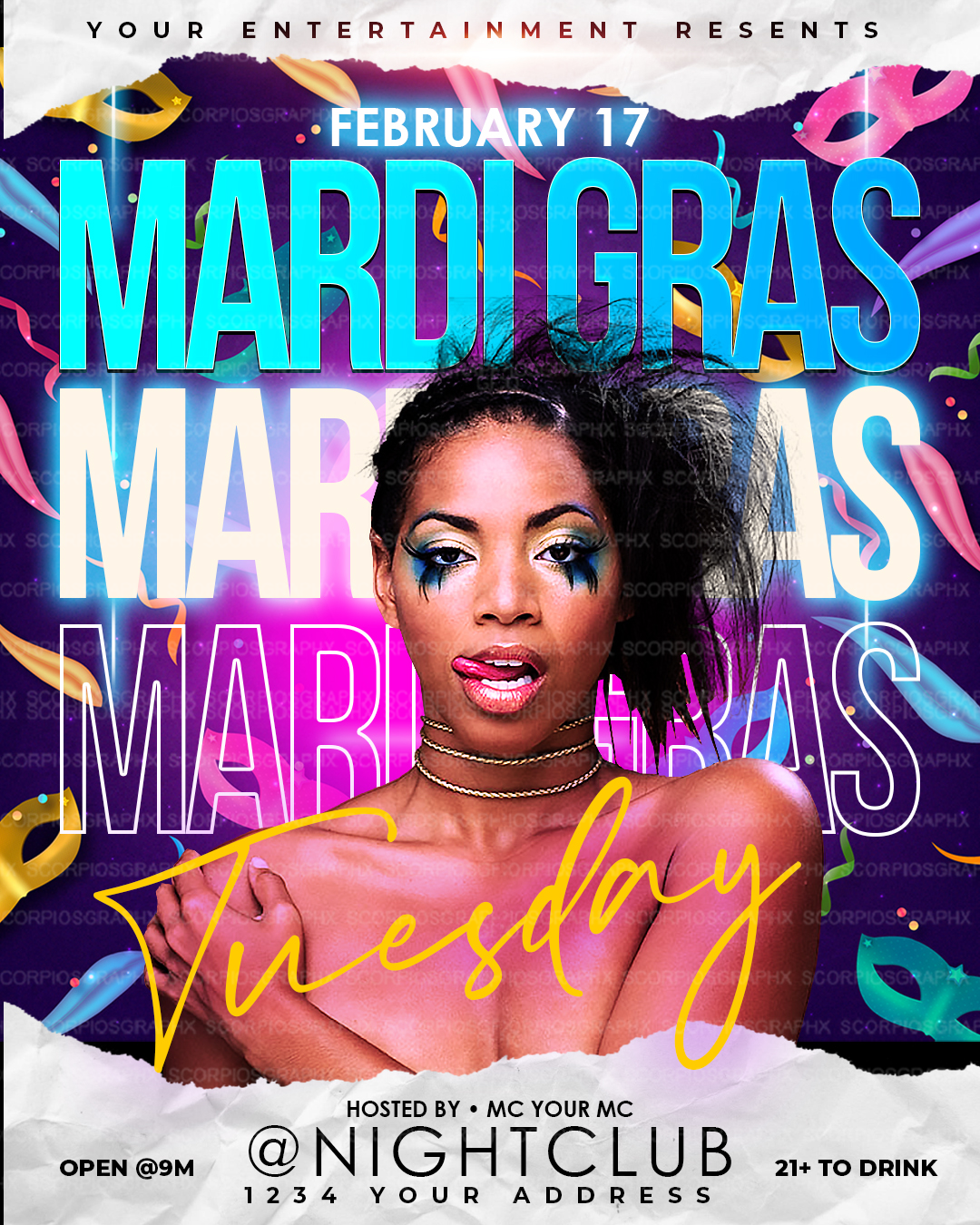Mardi Gras Flyer