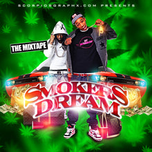 Load image into Gallery viewer, Smokers Dream Mixtape Flyer Template
