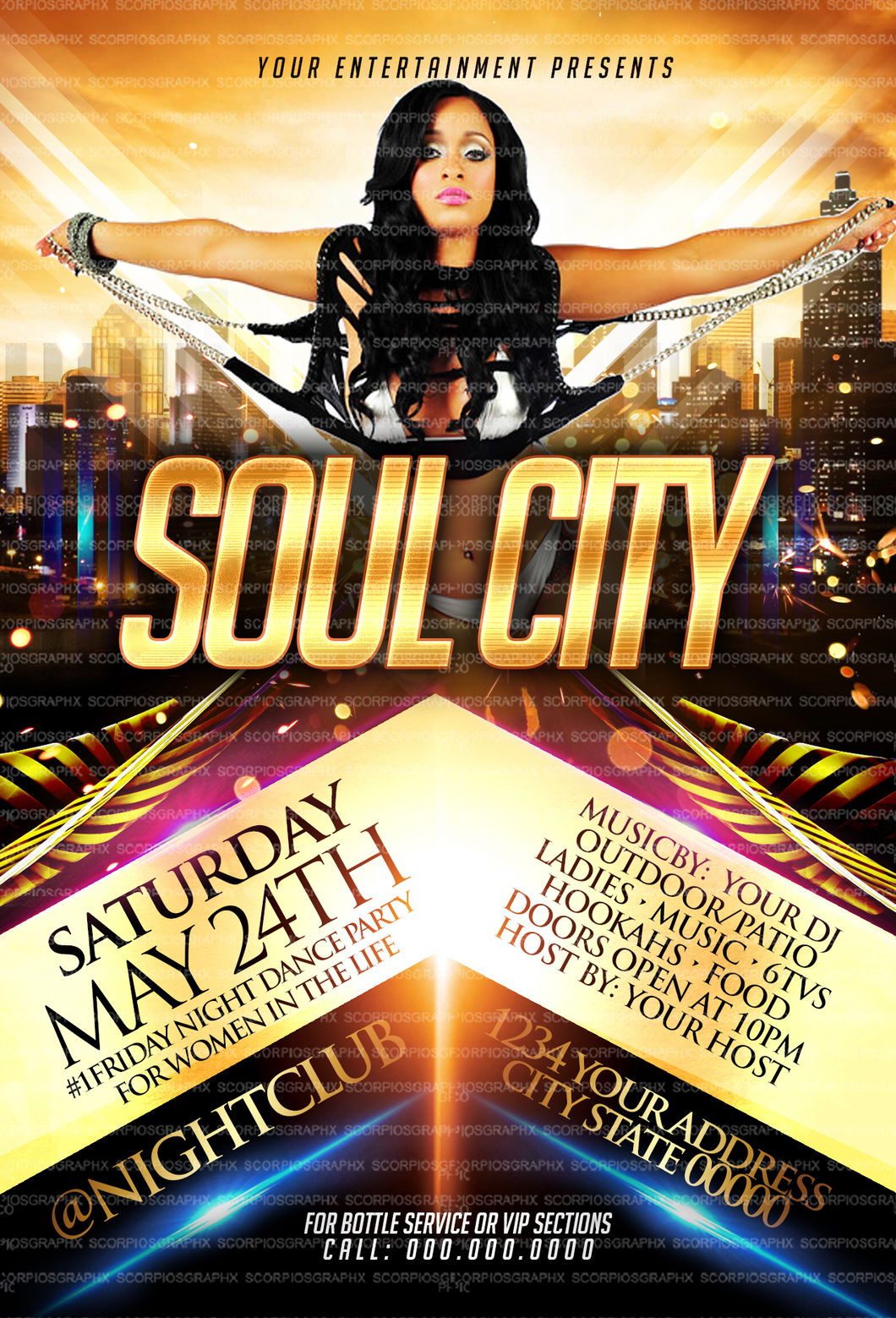 Soul Party Flyer Template