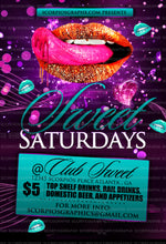 Load image into Gallery viewer, Sweet Saturdays Flyer Template
