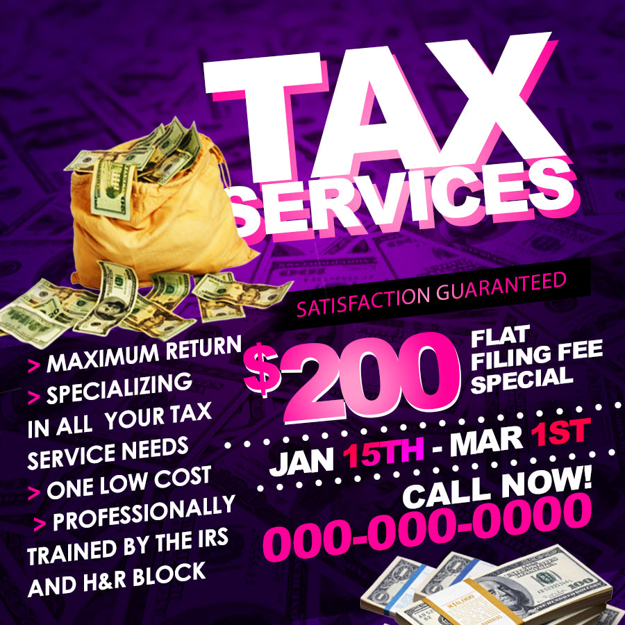 Tax Services Flyer Template
