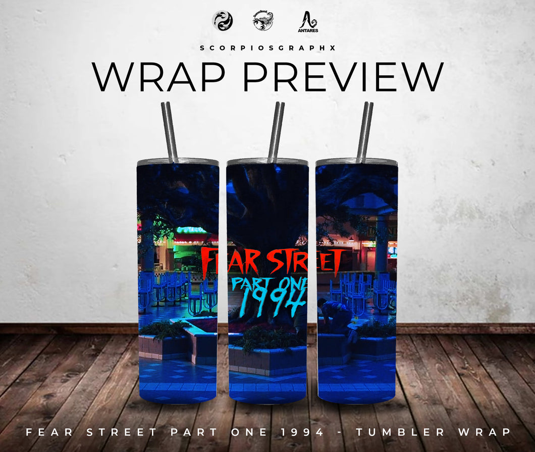 Fear Street 1994 PNG | Sublimation | Tumbler Wrap Design | Digital Download