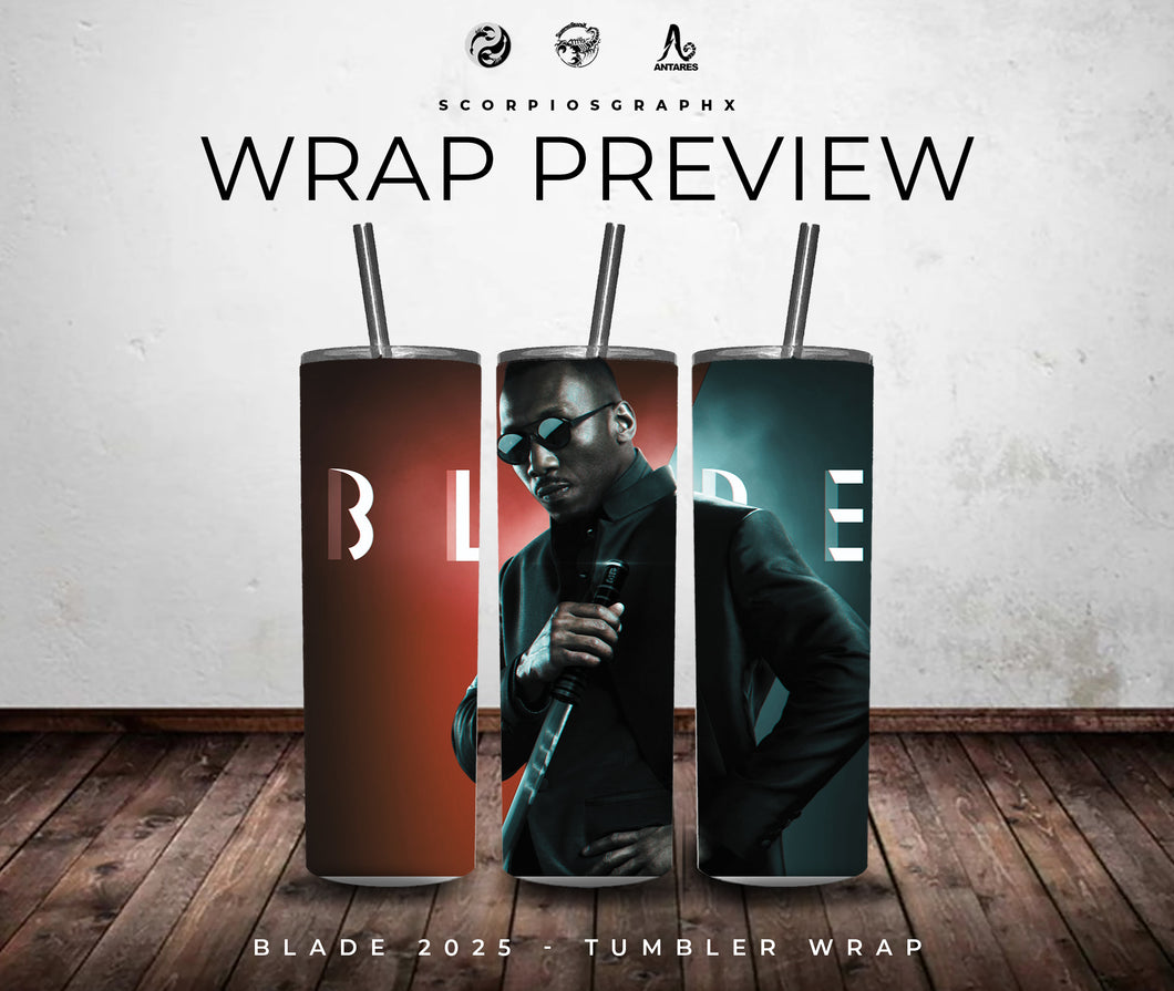 Blade 2025 PNG | Sublimation | Tumbler Wrap Design | Digital Download