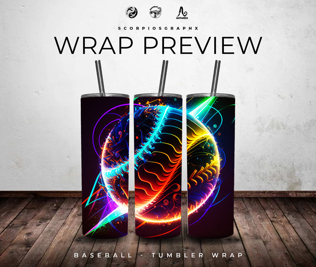Baseball PNG | Sublimation | Tumbler Wrap Design | Digital Download